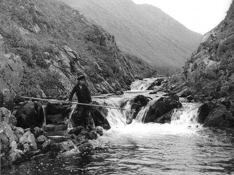 Old-photo-young-boy-netting-fish-on-creek Old-photo-young-boy-netting-fish-on-creek